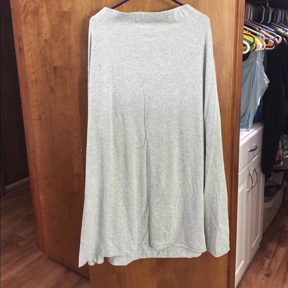Gray knit Calvin Klein maxi skirt